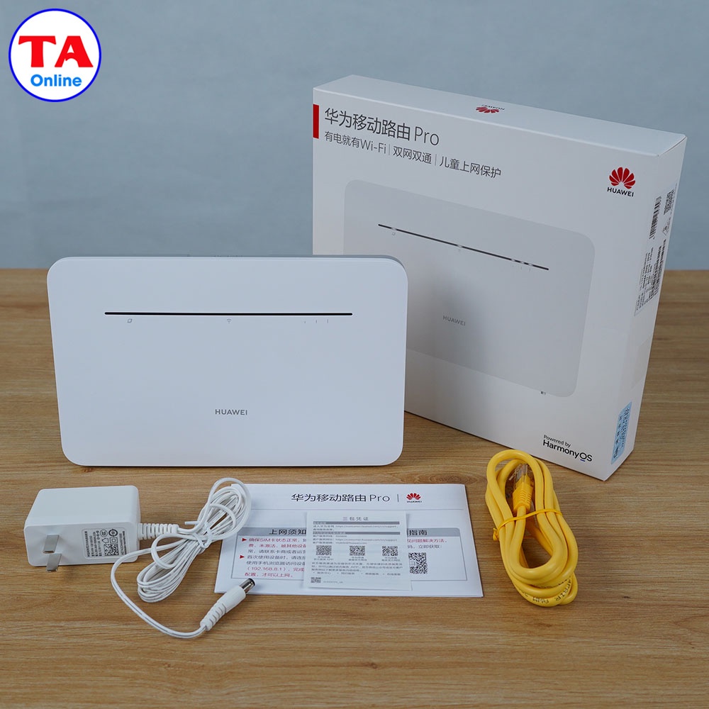 Bộ Phát Wifi 4G Huawei B535 Tốc Độ LTE 300Mbps Hỗ Trợ 64 Kết Nối