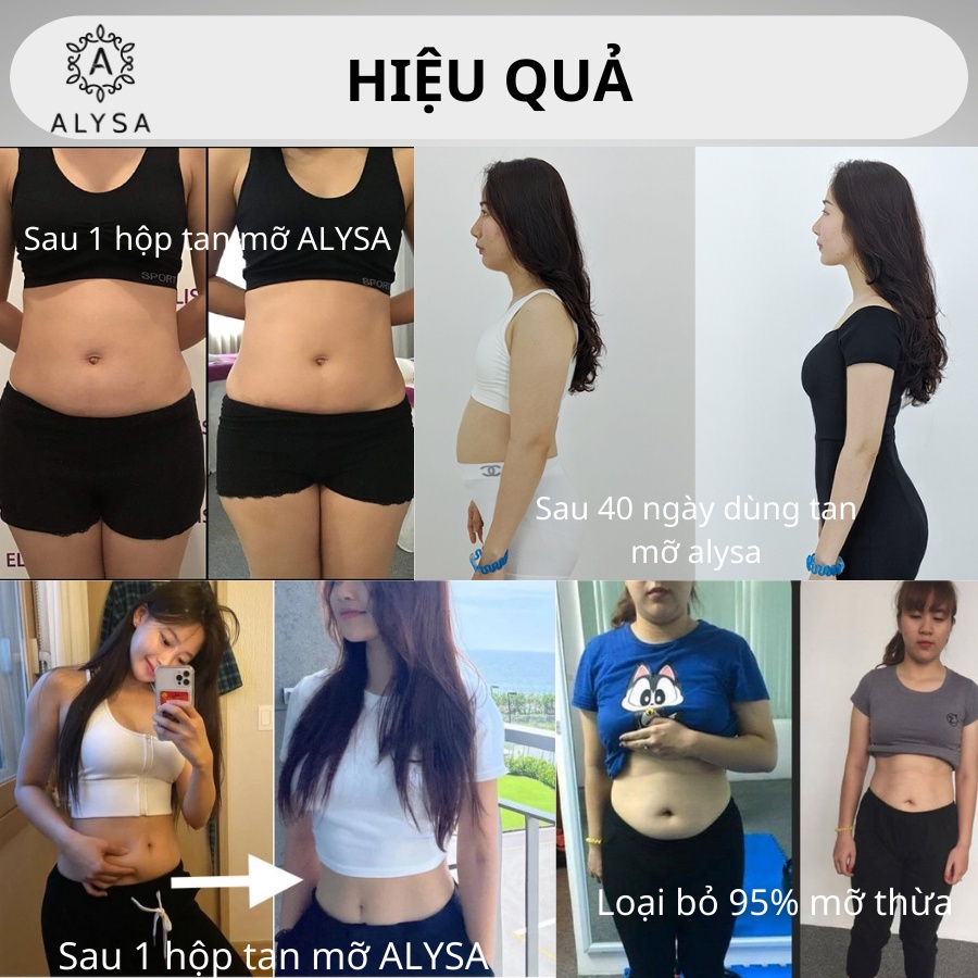 Kem Tan Mỡ Bụng Alysa Giúp Giảm Mỡ Bụng, Đùi, Bắp Tay Chiết Xuất Từ 13 Loại Dược Liệu