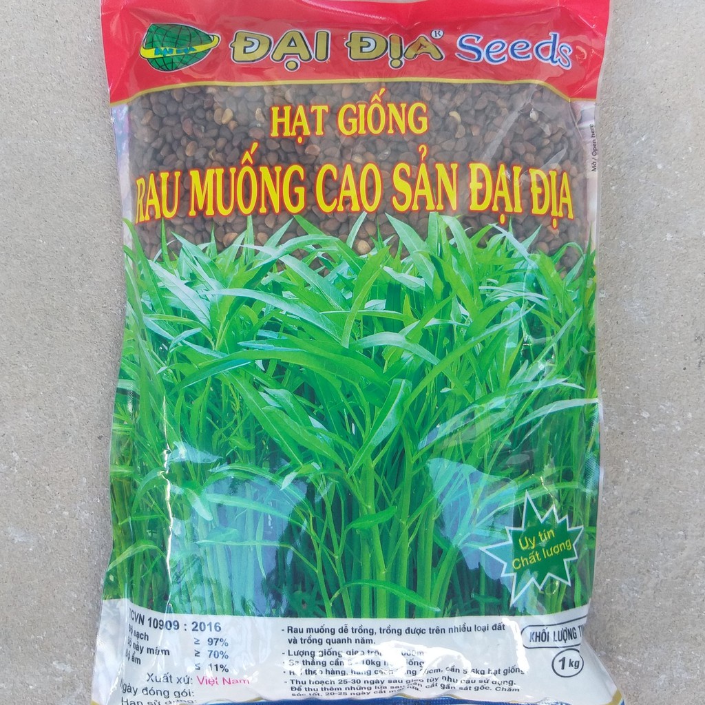 Rau Muống Lá Tre 1kg - Hạt Giống Rau Muống Chọn Lọc