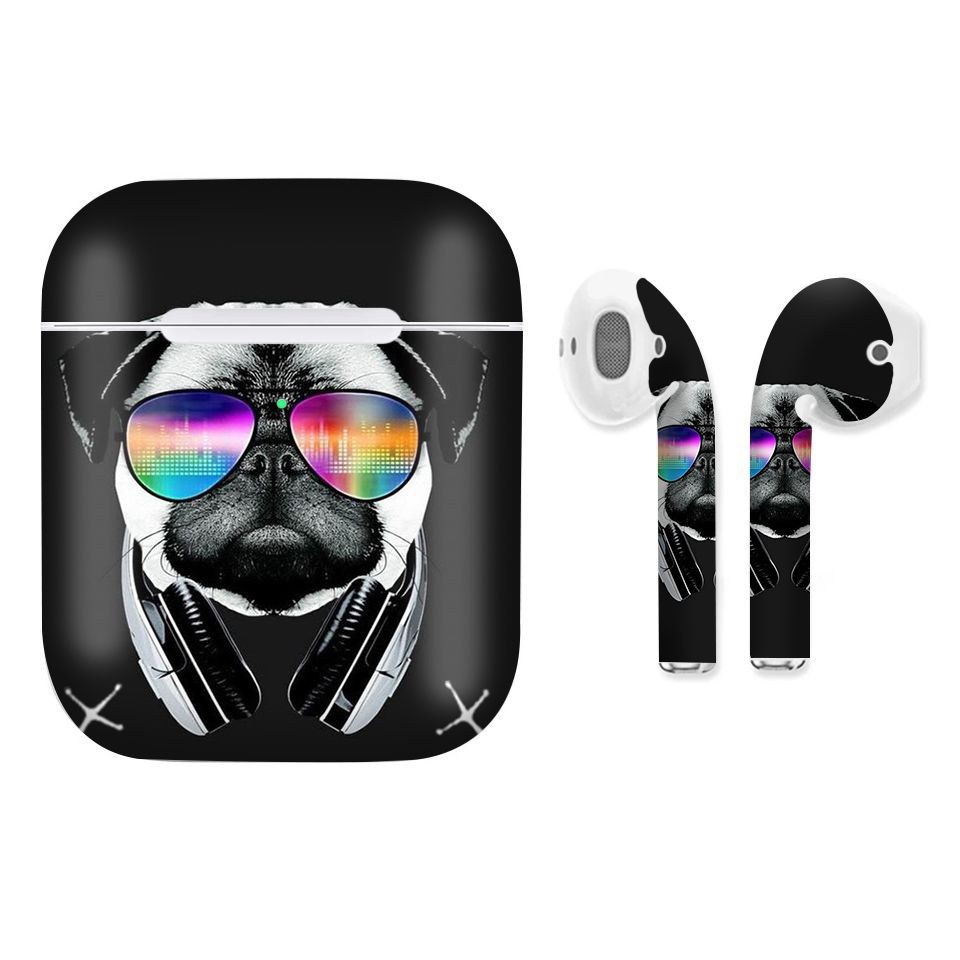 Miếng dán Skin AirPods. in hình Boss Dog chống xước, bảo vệ máy - Mã: atk130