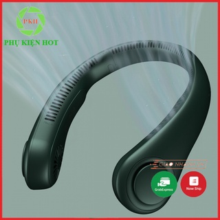 Quạt đeo cổ mini 🌟Siêu mát🌟 Quạt mini đeo cổ chính hãng Model mới 2022 hot hè năm nay. Tiện lợi đa năng