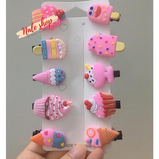 Kẹp Tóc Đáng Yêu Cho Bé Gái ( 1 vỉ 5 kẹp)