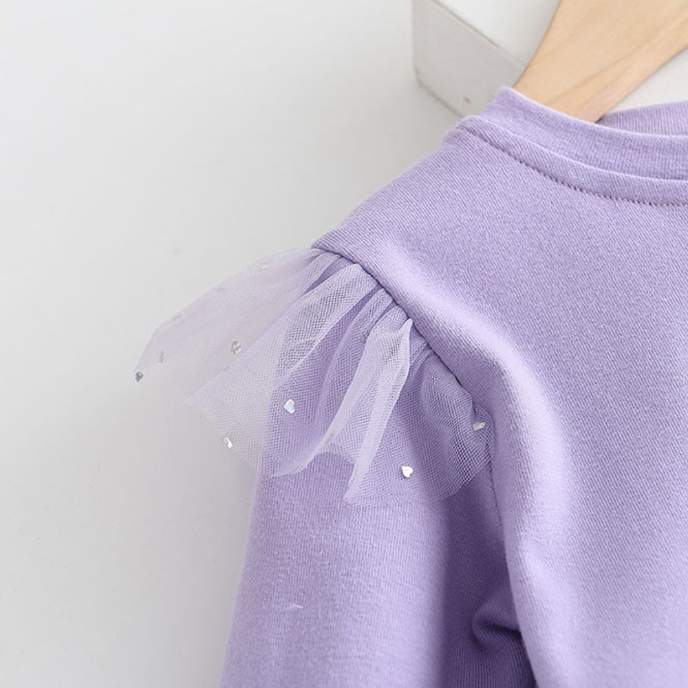 BEAR LEADER Đầm Tay Dài In Họa Tiết Động Vật Phong Cách Hàn Quốc Thời Trang Mùa Thu Mới Cho Bé Gái 2-6 Tuổi