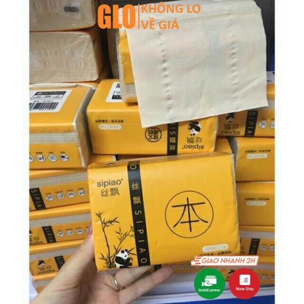 1 Gói Giấy Ăn Gấu Trúc Siêu Dai 300 Tờ GloShop Phân Phối