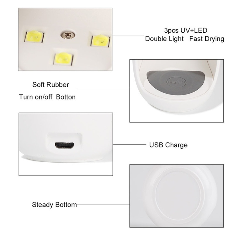 Đèn Hong Khô Sơn Móng Tay Nhanh Chóng Hình Quả Trứng
