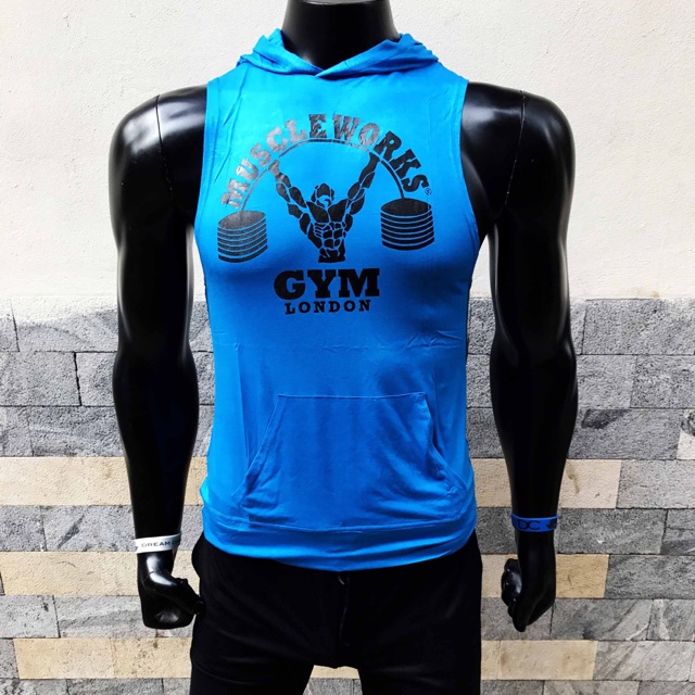 Áo ba lỗ mũ nam xuất khẩu tập gym giá rẻ 99k