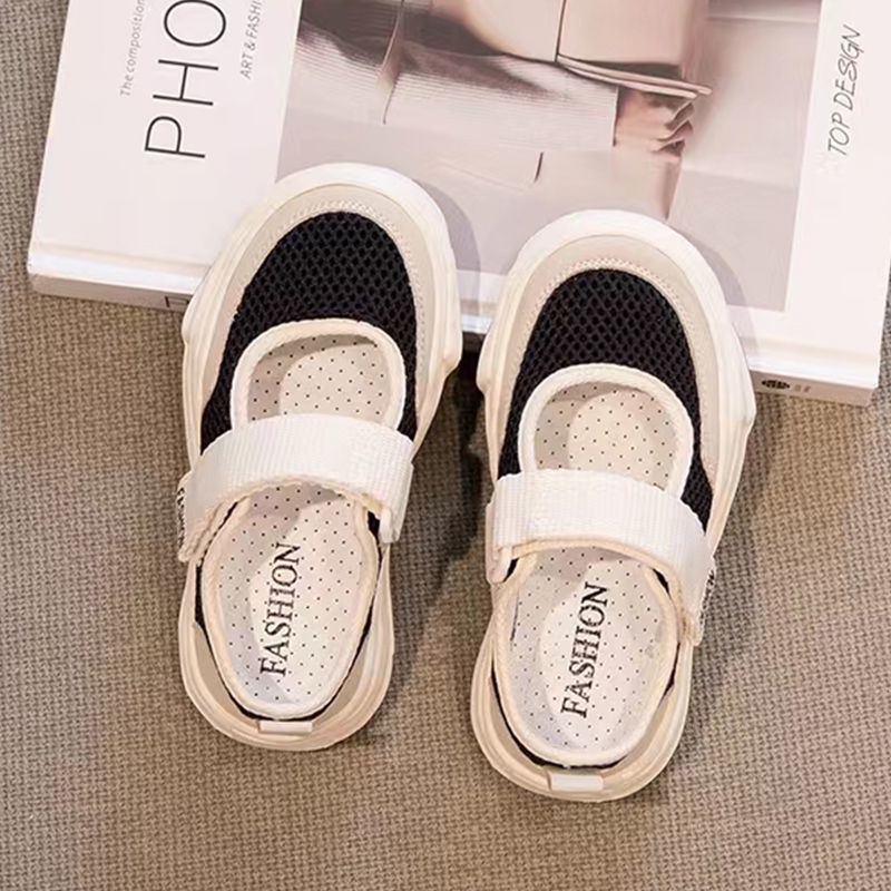 Hàng Mới Về Giày Thể Thao Phối Lưới Thoáng Khí Thoải Mái Thời Trang Mùa Thu Phong Cách Hàn Quốc Cho Bé Trai Và Gái