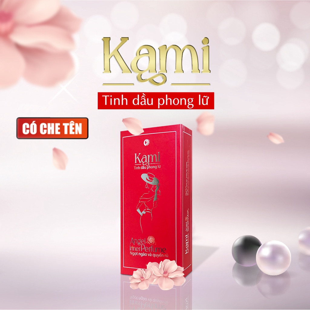 nước hoa vùng kín nữ Kami - tinh dầu hương thảo và phong lữ lưu hương 24h (5ml) - Có che tên