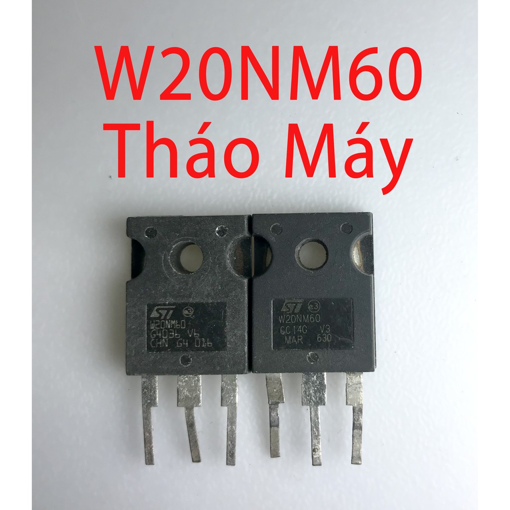 W20NM60 20NM60 N-Mosfet 20A 600V TO-247 tháo máy