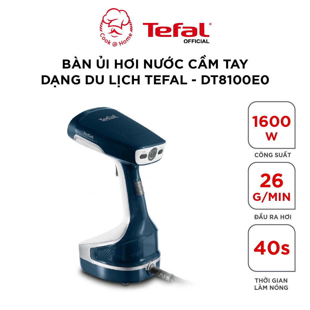 Bàn ủi hơi nước cầm tay dạng du lịch Tefal DT8100E0