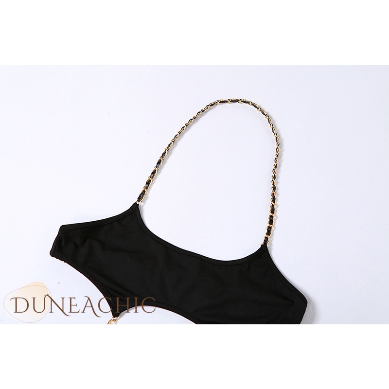 DUNEA Đầm ôm cổ yếm hở lưng gợi cảm thời trang dành cho nữ