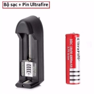 Bộ pin + sạc Ultrafire18650 - 4800mAh-3.7V