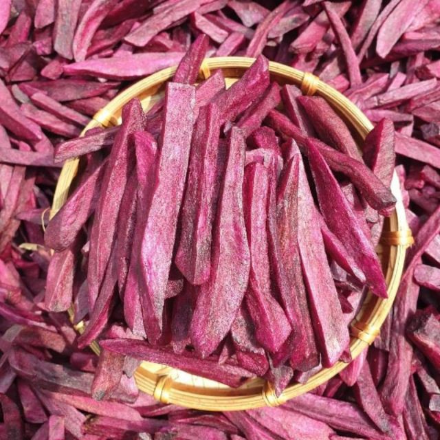 KHOAI LANG TÍM sấy giòn KHÔNG ĐƯỜNG, Đồ ăn vặt Snack Food