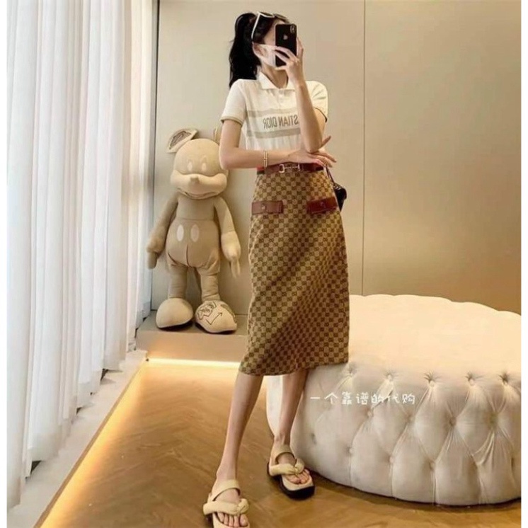 Chân váy chữ dáng dài hàng QCL1