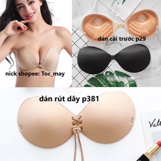 Áo bra dán ngực cài trước siêu dính, tặng kèm dây trong