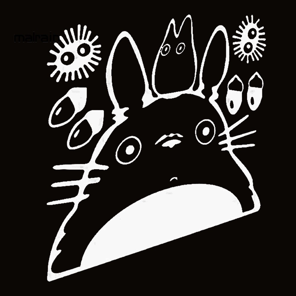 Hình dán trang trí xe hơi hình Totoro xinh xắn