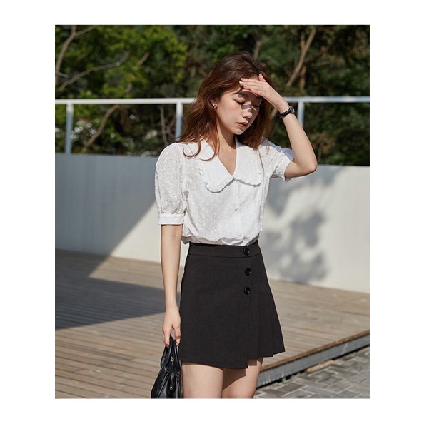 Sơ Mi Ren Đũi Hoạ Tiết nhí ,Hàng Quảng Châu UlZzang 2021 | BigBuy360 - bigbuy360.vn