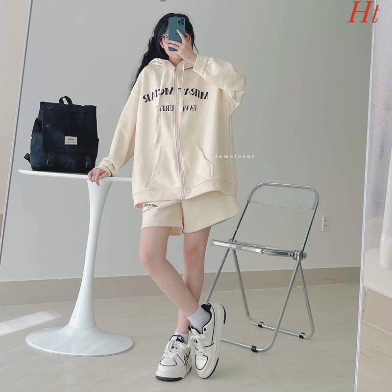 Bộ Mira áo khoác quần đùi H2B368
