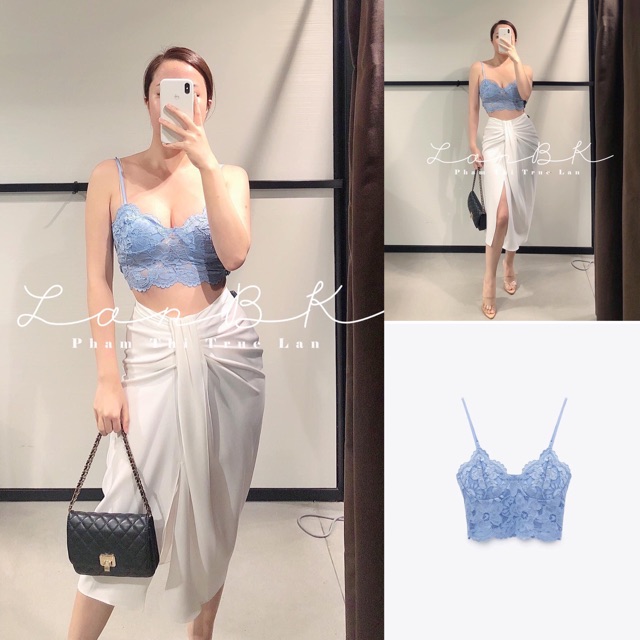 [ORDER-XUẤT TAG CHUẨN-ẢNH THẬT] Áo 2 dây ren Zara 5 màu xuất xịn | BigBuy360 - bigbuy360.vn