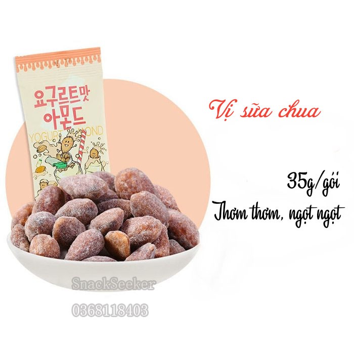 [Mã 77FMCGSALE1 giảm 10% đơn 250K] Hạt hạnh nhân tẩm bơ mật ong Hàn Quốc Tom's farm- Gói 35g- SNACK SEEKER | BigBuy360 - bigbuy360.vn