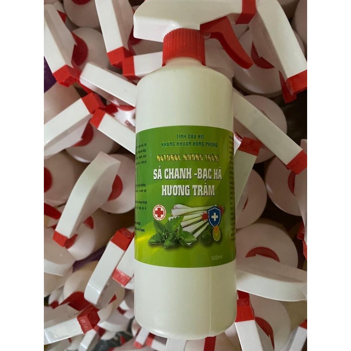 (Chai 500ml) Xịt kháng khuẩn ,thơm phòng ,đuổi muỗi : SẢ CHANH - QUẾ - BẠC HÀ- TRÀM....