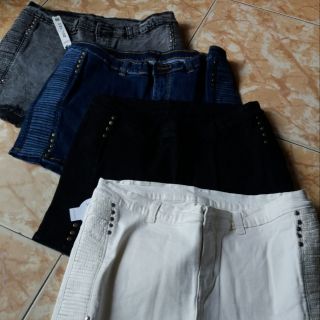 Quần short jean nữ size lớn.