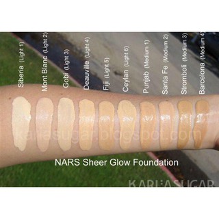 NARS SHEER GLOW FOUNDATION