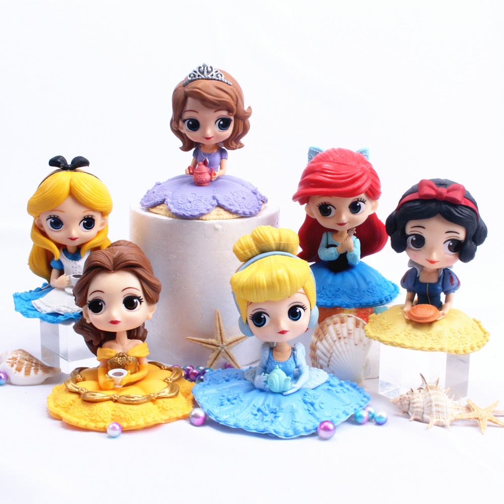 Mô Hình Nhân Vật Công Chúa Disney Cực CUTE Cực Sắc Nét Trang Trí Trưng Bày Sưu Tầm