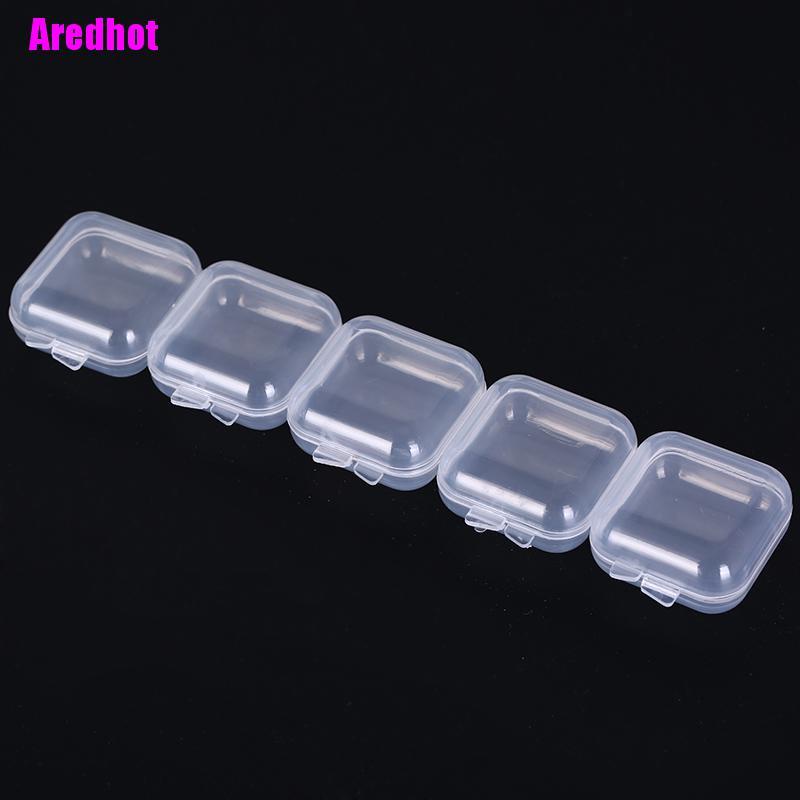 Bộ 5 Hộp Nhựa mini Đựng Mẫu Thử Tai Nghe