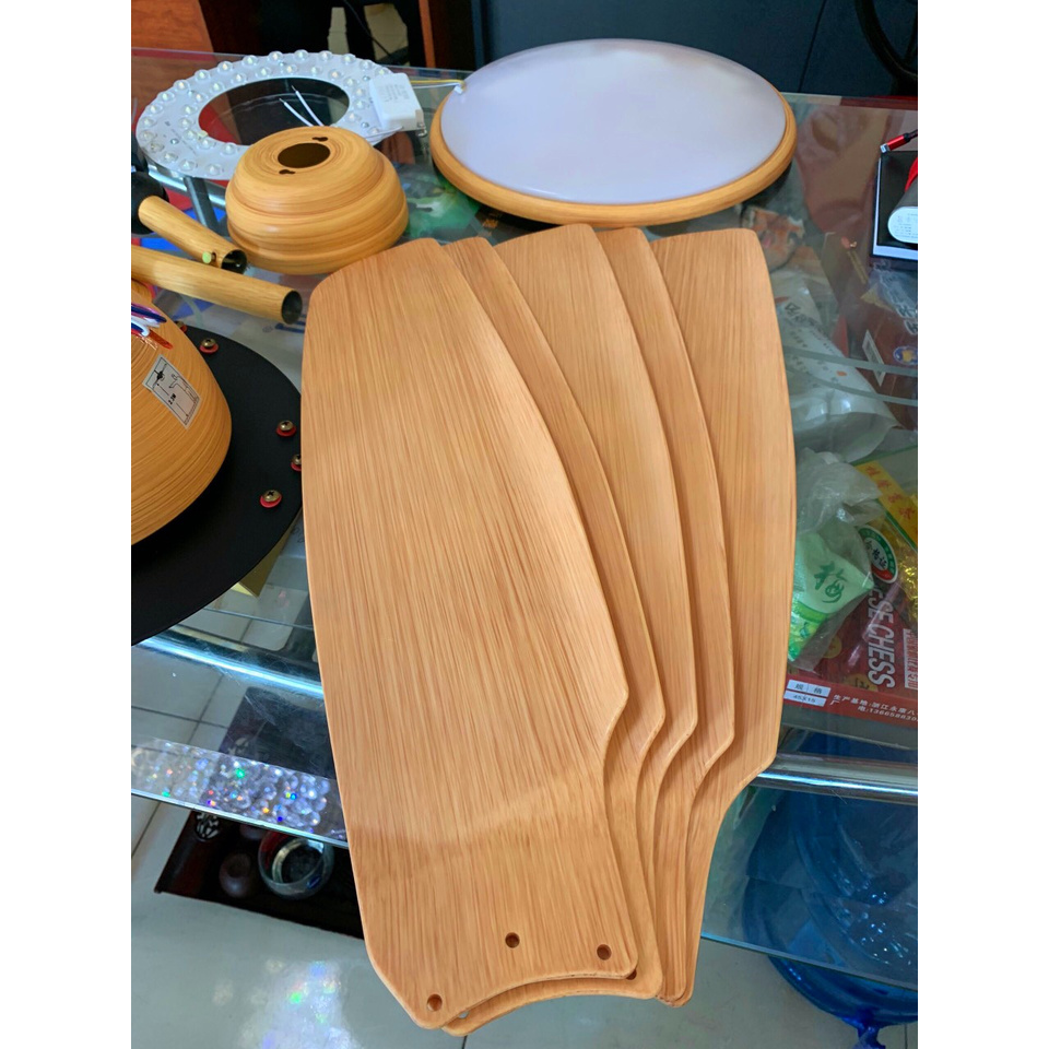 Quạt Trần Có Điều Từ Xa Động Cơ 6 Cấp Độ Gió - Công Xuất 90W- Động Cơ 1 Chiều, Có Đèn LED,