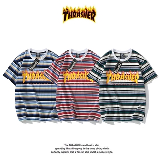 Áo thun tay ngắn cổ tròn in chữ thrasher