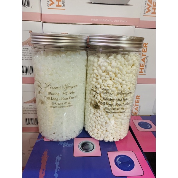 500Gr Sáp Siêu Bám Lông Cho Da Nhạy Cảm Sáp Dừa Hoặc Trắng Trong