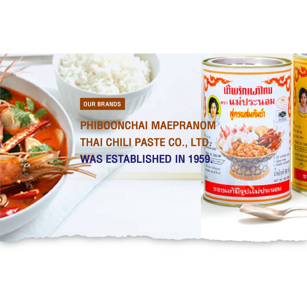 Sa Tế Lẩu Thái Tom Yum Paste Hiệu Mae Pranom Hộp Thiếc 3kg