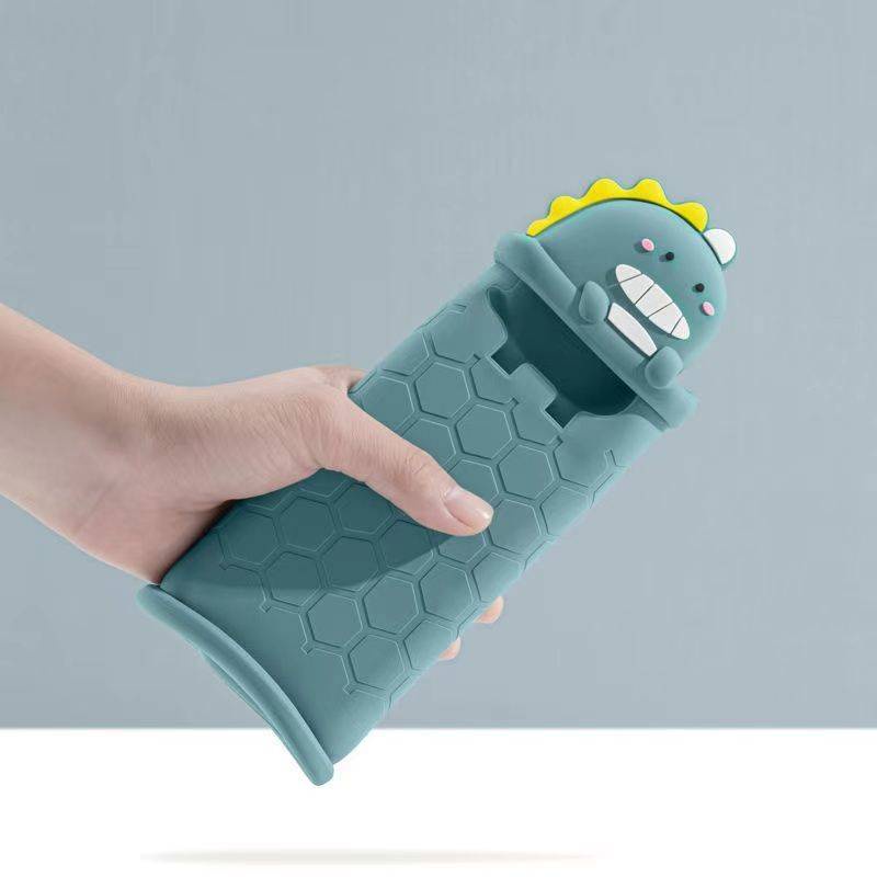 Ốp máy tính bảng silicon mềm kiểu khủng long 3D thích hợp cho Ipad Air 123 Pro Ipad 5th 6th 2017 2018 2019