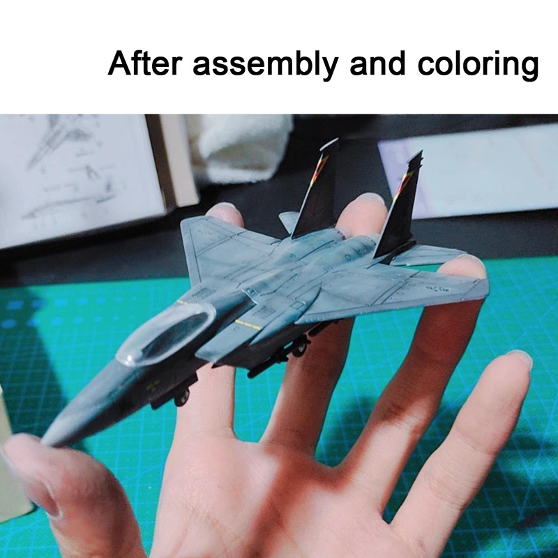 Mô hình máy bay chiến đấu USA USSR UK WWII tỉ lệ 1:144 độc đáo