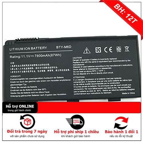 [ Partnumber BTY-M6D ] Pin Laptop MSI GX780R GX780DXR GX780DX GX780 GX680R GX680 GX660R S9N-3496200-M47