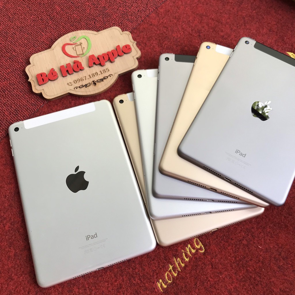 Máy Tính Bảng iPad Mini 4 - 64Gb/32Gb/16Gb (4G + Wifi) Quốc tế - Zin Đẹp Như Mới - Ram 2Gb /Chip A8 2X /Màn đẹp Siêu nhe | BigBuy360 - bigbuy360.vn