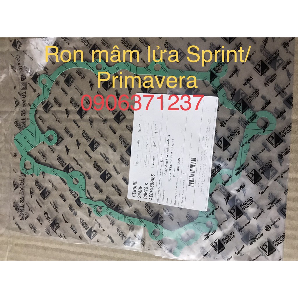 Ron mâm lửa xe Vespa Sprint/ Primavera 3v zin hãng