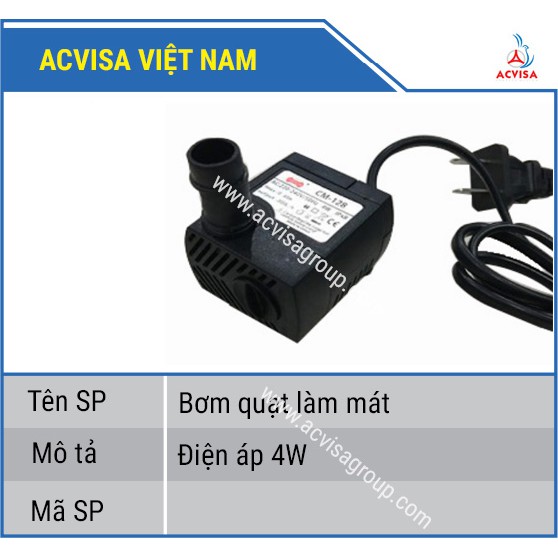 Bơm quạt làm mát 4W (Hàng chất lượng - Giá rẻ)
