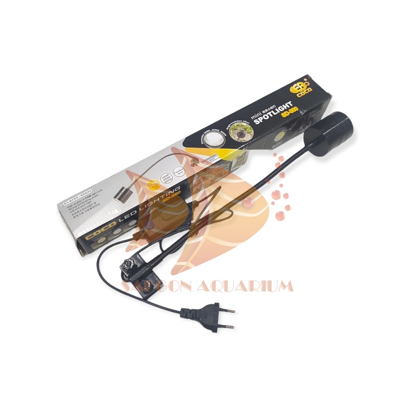 Đèn rọi hồ cá 5w 3 chế độ màu - đèn biotop - phụ kiện thủy sinh