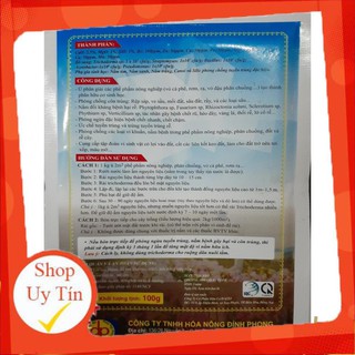 Chế phẩm sinh học trichoderma 20 tỷ bào tử gói 100gr