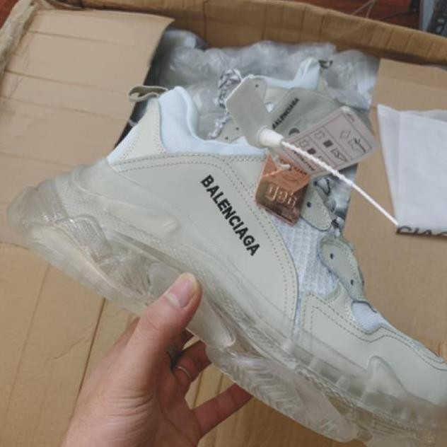 Giầy balenciaga trắng đế trong 1:1 ( full box + free ship ) Xịn Nhất 2020 ⛳ | BigBuy360 - bigbuy360.vn