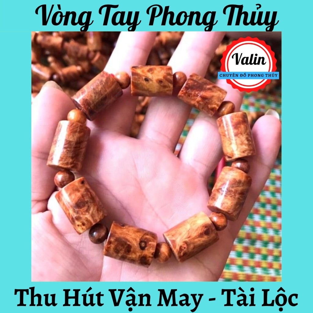 Vòng tay gỗ đốt trúc Nu Huyết Long VIP ❤️ Valin Shop ❤️ Thu hút tài lộc - Xua đuổi tà ma