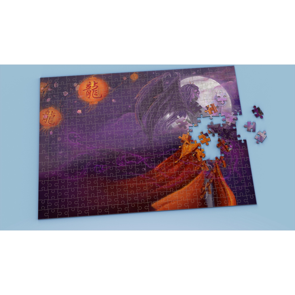 League of Legends Tranh ghép hình MORGANA - Mẫu 1 - Nhận in theo yêu cầu