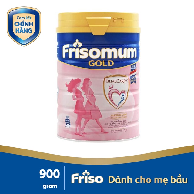 Sữa Frisomum Friso mum gold vị vani/cam 400g, 900g [Date 2023]