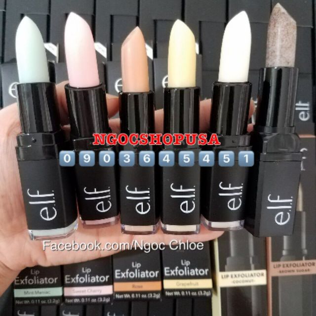 📢Son elf tẩy da chết cho môi