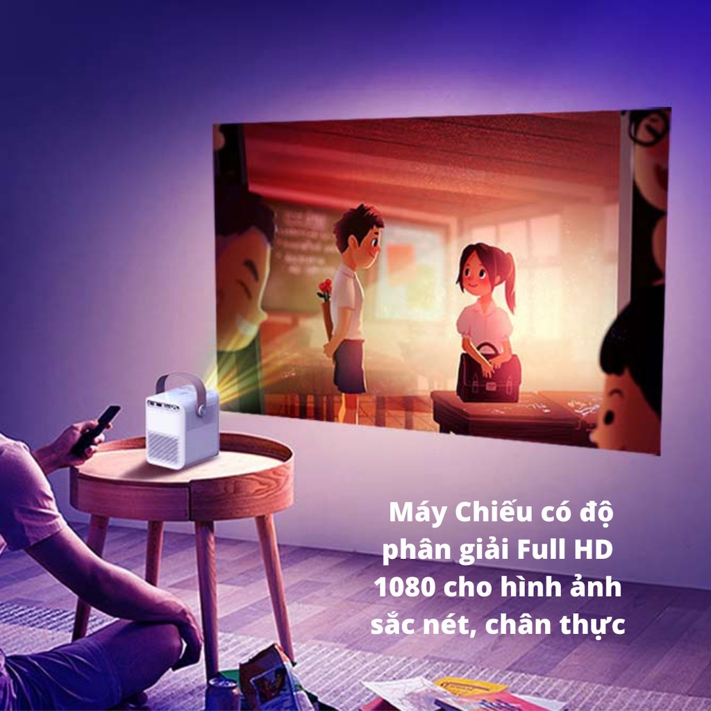 Máy Chiếu Mini BEECUBE Hệ Điều Hành Android + Kết nối Điện thoại + Full HD 1080 - Bảo Hành 12 Tháng | BigBuy360 - bigbuy360.vn