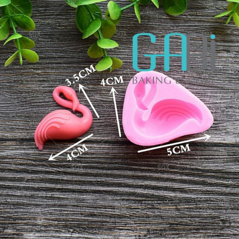 Khuôn fondant silicon hồng hạc