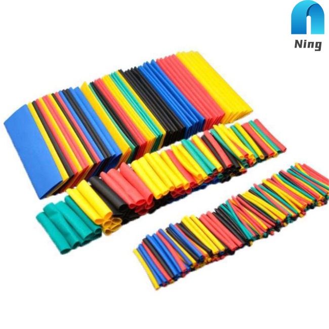 Set 328 Ống Bọc Dây Cáp Co Nhiệt Bằng Polyolefin 8 Kích Cỡ Nhiều Màu Sắc Tiện Lợi Dành Cho Ô Tô
