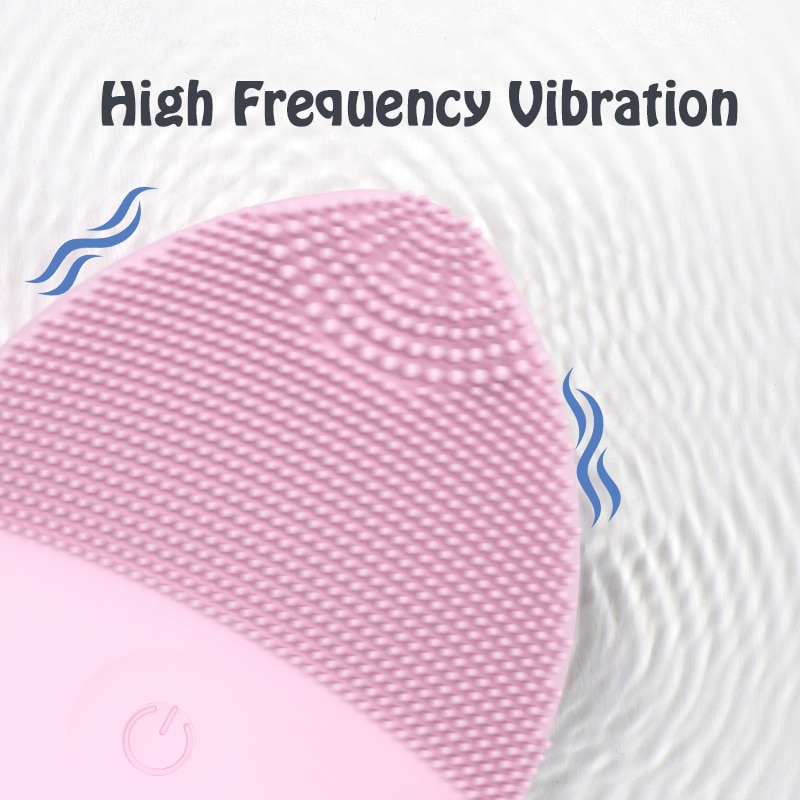 Silicone Face Cleansing Brush Electric Face Cleanser Electric Facial Cleanser Cleansing Skin Deep Washing Massage Brush #GH-68